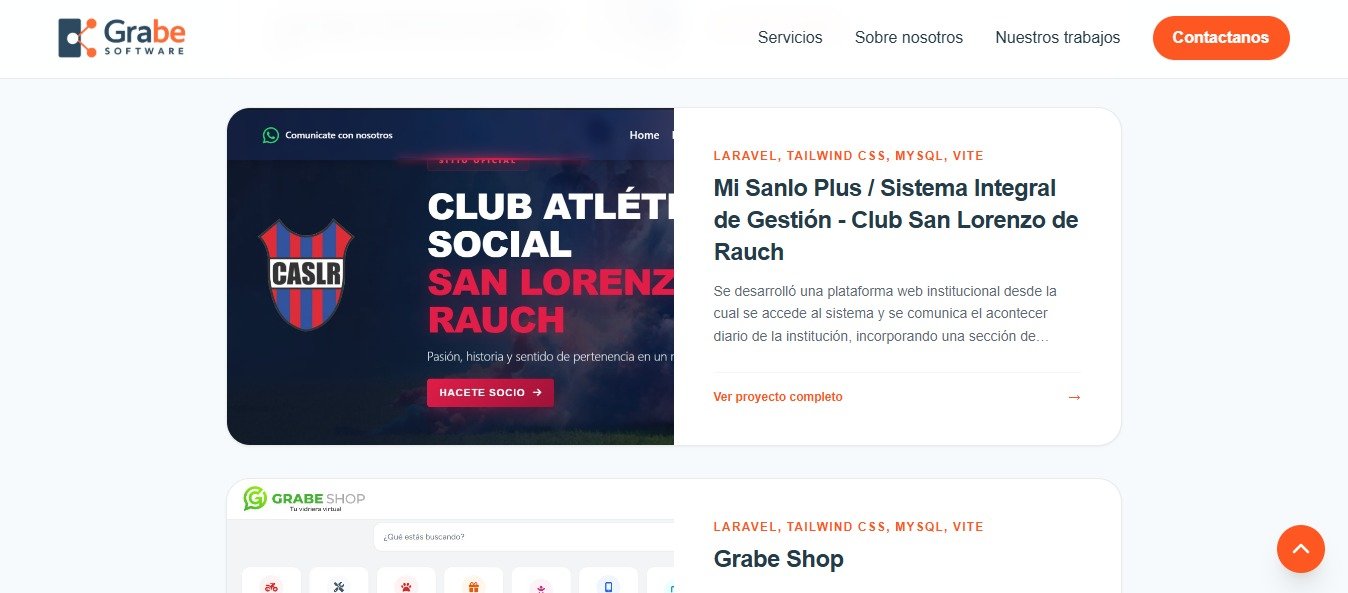 Grabe Software / Plataforma Web Oficial
